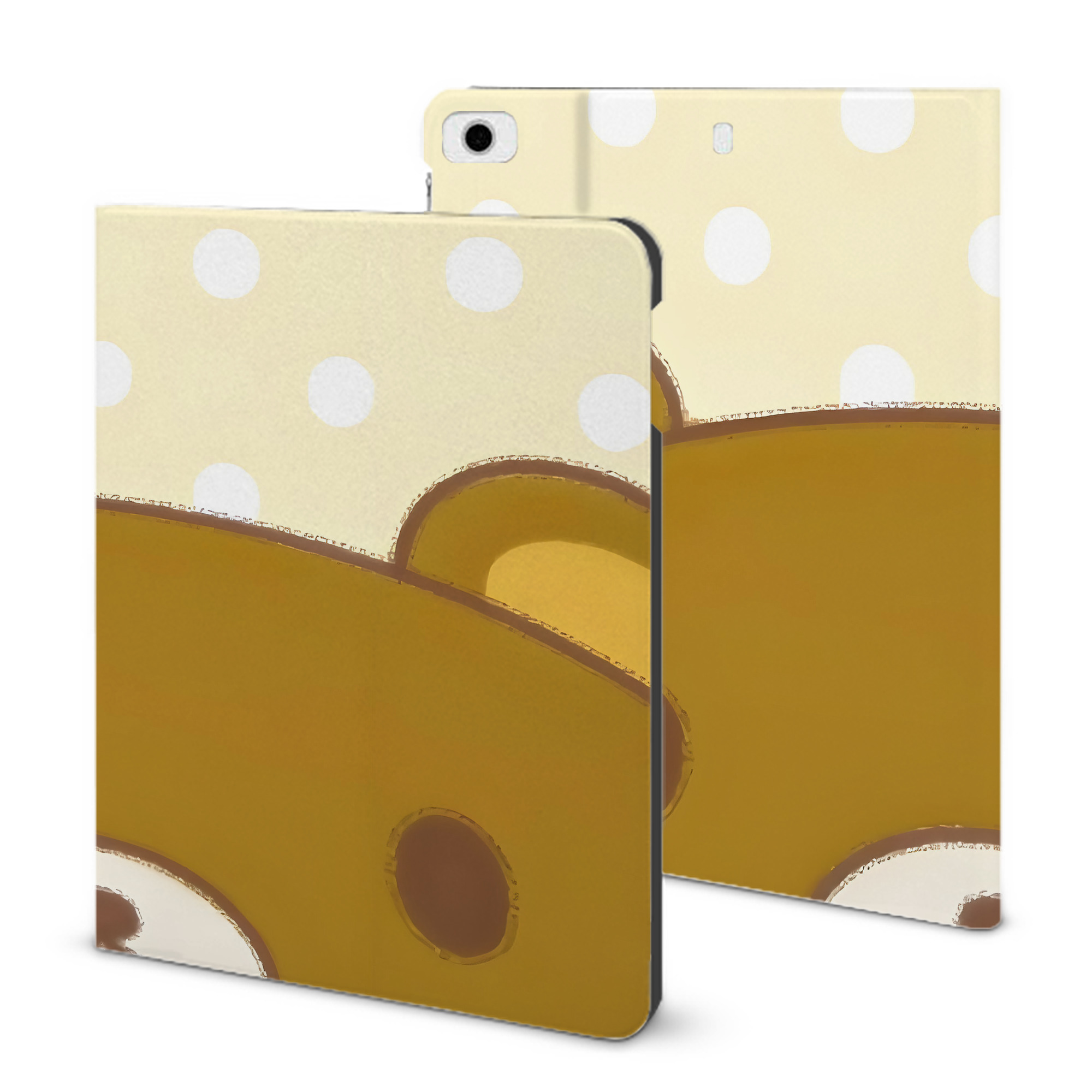 （画像用） リラックマ リラックマ キイロイトリ Rilakkuma Korilakkuma Kiiroitori IPad ケース ブック型 PUレザー TPU 耐衝撃 軽量 薄型 ペン収納なし 全面保護 IPad 各モデル対応